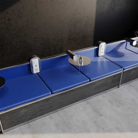 Светорегулятор встраиваемый Voltum S70 поворотно-нажимной 600 Вт, (белый глянцевый) VLS070301