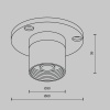 Аксессуар Maytoni Technical CA023BI-B