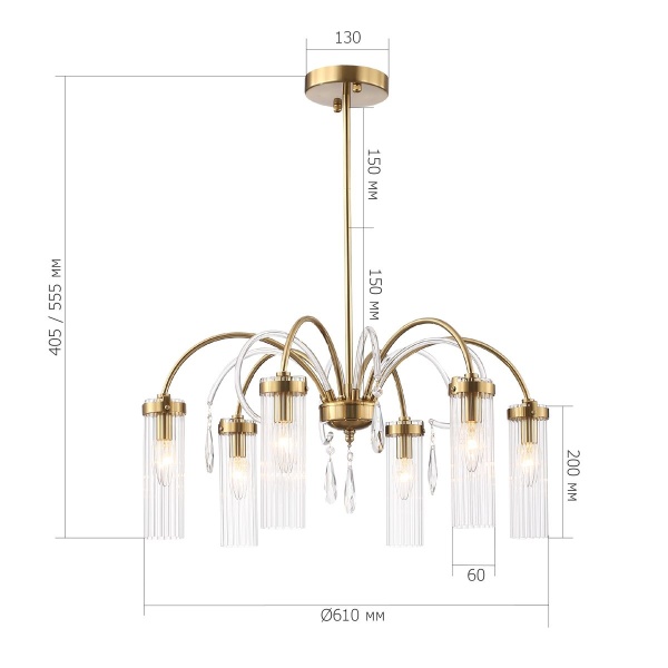 Подвесная люстра ST Luce Luminera SL1401.303.06