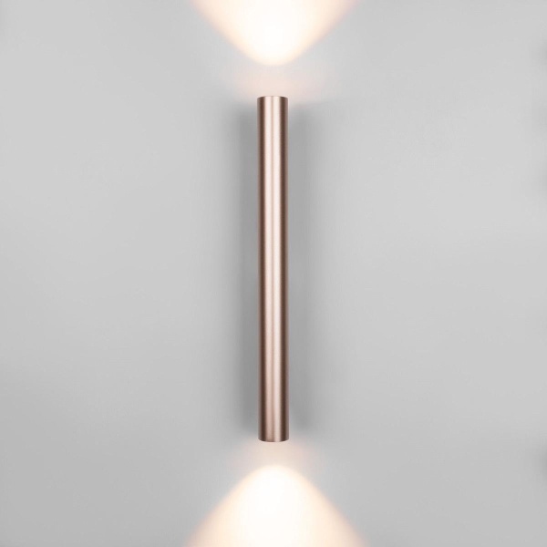 Настенный светодиодный светильник Elektrostandard Langer 40124/LED матовое золото a061987