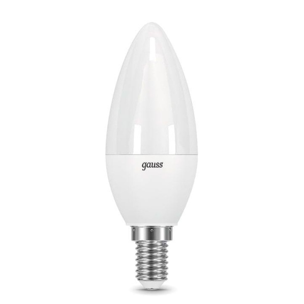 Лампа светодиодная диммируемая Gauss E14 7W 6500K матовая 103101307-S