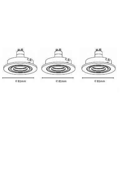 Встраиваемый светильник Lucide Focus 11001/15/31