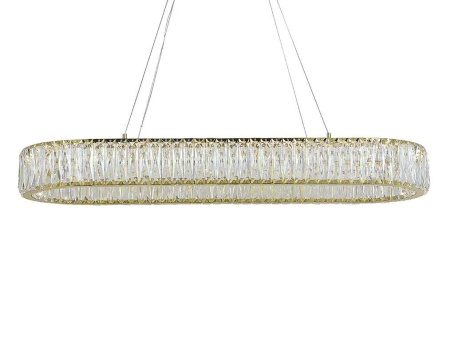 Люстра NEWPORT 8240N/90 oval gold