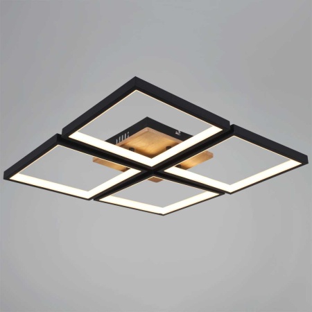 Потолочный светильник Reluce 78560-0.3-04 BK+WOOD