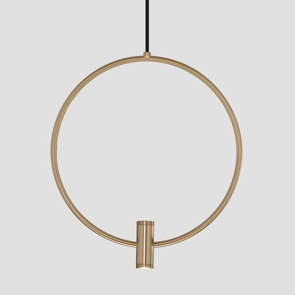 Подвесная светодиодная люстра Eurosvet Layla 50257/3 Led черный/ латунь