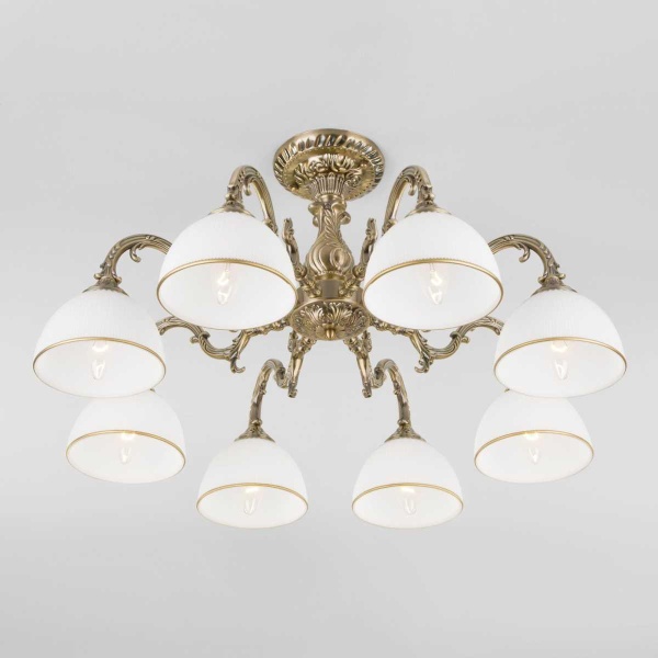 Потолочная люстра Eurosvet Caldera 60106/8 античная бронза