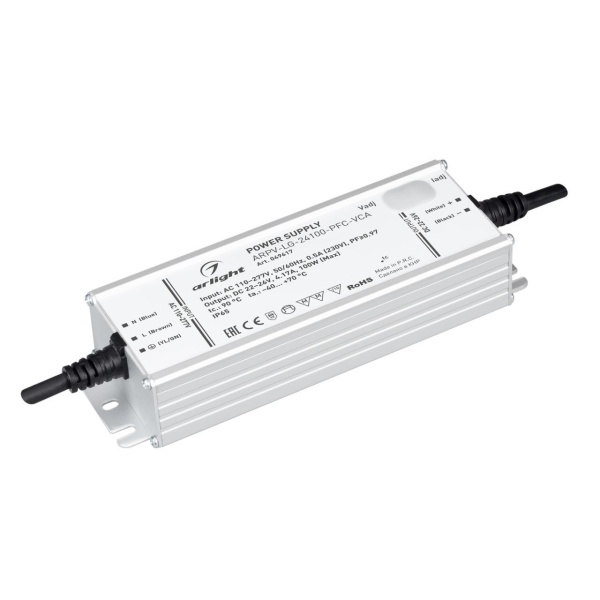 Блок питания Arlight ARPV-LG-24100-PFC-VCA 22-26V 100W IP65 4,17A 049617