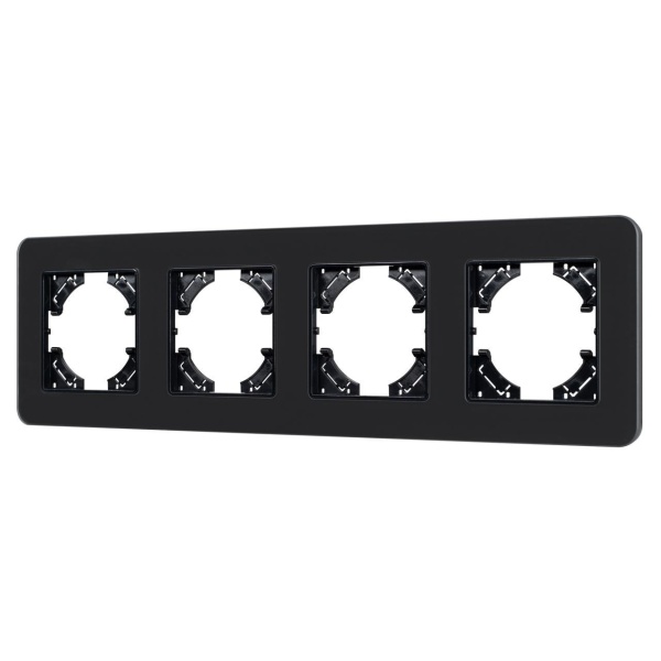 Рамка стеклянная FRM-OMALI-SFGS-4-BK Arlight 049717