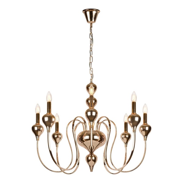 Подвесная люстра iLamp Lady 88003-8 GD