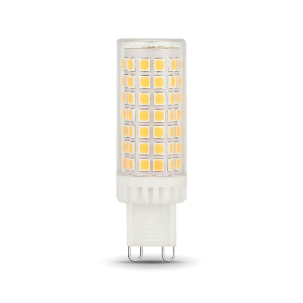 Лампа светодиодная диммируемая Gauss G9 5,5W 3000К прозрачная 107309155-D