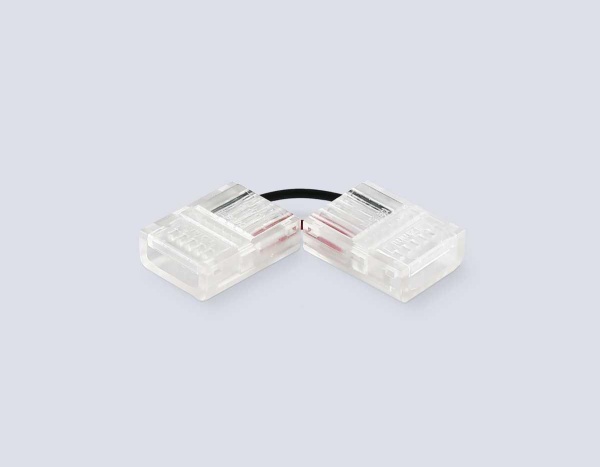 Соединитель угловой AMBRELLA LIGHT ILLUMINATION COB 12/24V для лент 12mm (2 конт.) (10шт. в комплекте) GS6871
