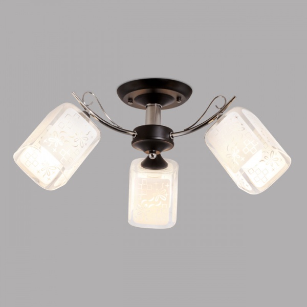 Потолочная люстра IMEX MD.1087-3-S BK+CH