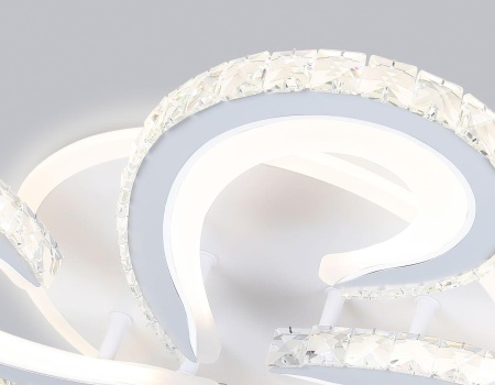 Потолочная светодиодная люстра Ambrella light Acrylica Ice FA1702