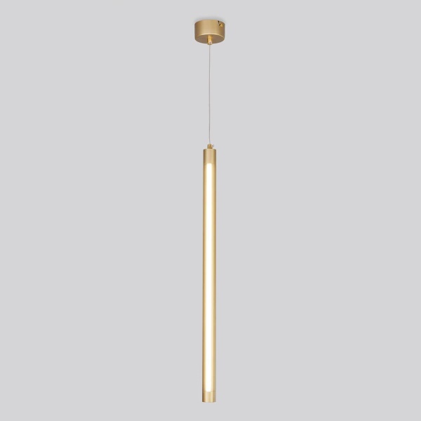 Подвесной светодиодный светильник Eurosvet Strong 50189/1 LED матовое золото