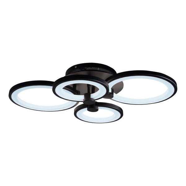 Потолочная светодиодная люстра iLedex Ring A001/4 MBK