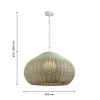 Подвесной светильник Favourite Wicker 4886-1P