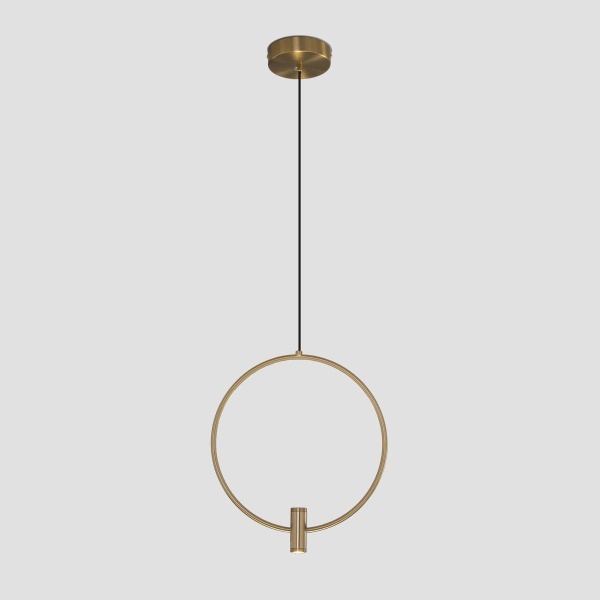 Подвесной светодиодный светильник Eurosvet Layla 50257/1 Led латунь