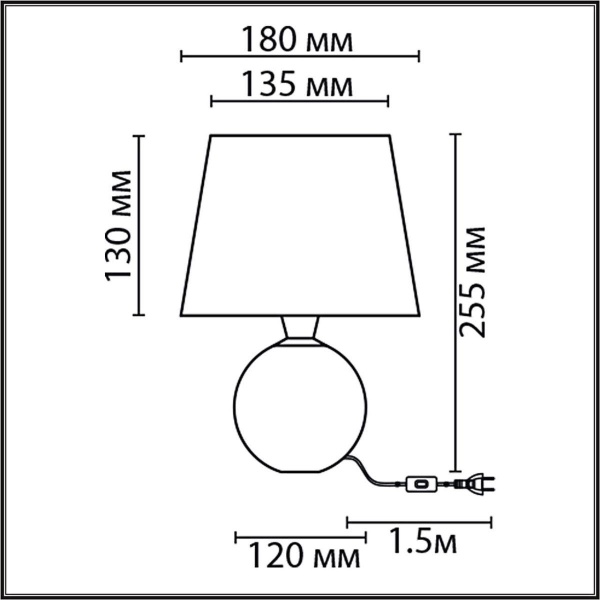 Настольная лампа Lumion Classi Tareka 8215/1T