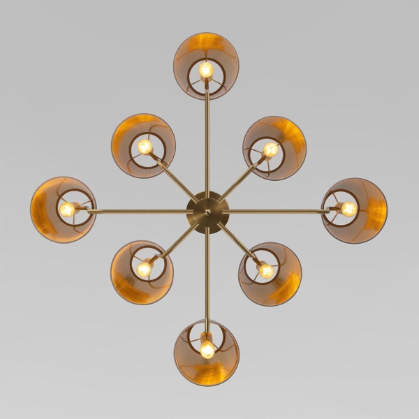 Подвесная люстра Eurosvet Topanga 60173/8 латунь a069018