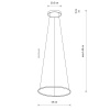 Подвесная люстра Nowodvorski Circolo Led S Black 10813