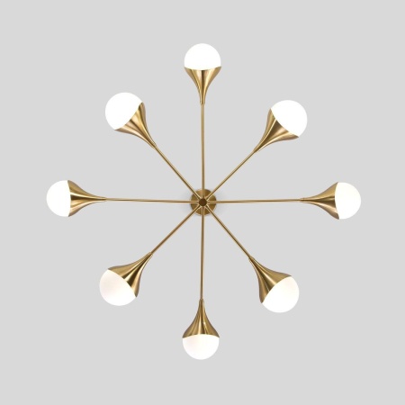 Подвесная люстра Eurosvet Calyx 60168/8 латунь