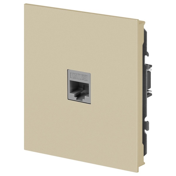 Розетка ЭРА Arktik 16-3107-04 информационная RJ45 шампань Б0070477