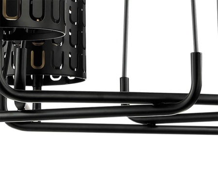 Подвесная люстра Lumien Hall Тейл 4002/6P-BK-GR