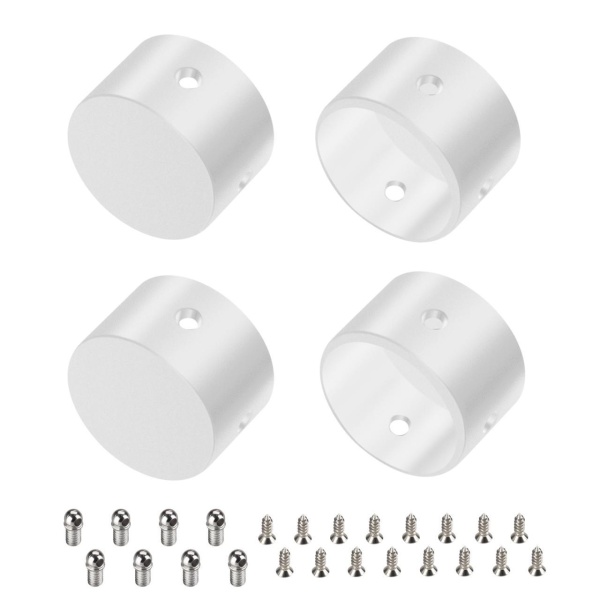 Заглушка WPH-FLEX-D22-360deg WHITE ALU глухая Arlight 049939