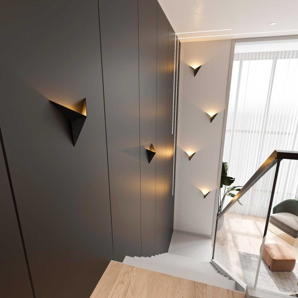 Настенный светодиодный светильник Elektrostandard Parete MRL Led 3W 1008 IP20 черный a056311