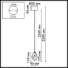 Подвесной светильник Odeon Light Gemme L-Vision 7113/4LC