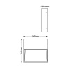 Уличный настенный светильник Italline IT5262