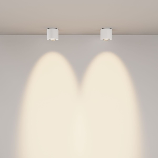 Потолочный светодиодный светильник Maytoni Technical Ceiling Lens C217CL-15W3K-W