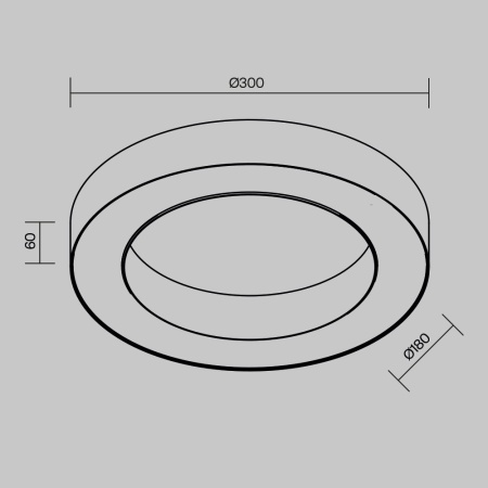 Потолочный светильник Maytoni Technical C093CL-24W3K-B