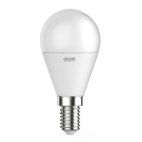 Лампа светодиодная Gauss E14 12W 6500K матовая 53132