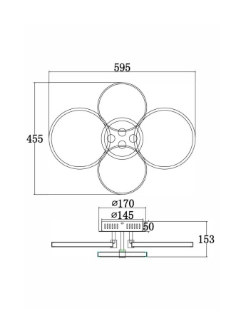 Потолочный светильник Freya FR10018CL-L40W