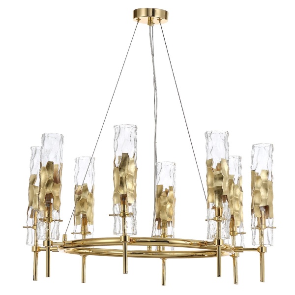 Подвесная люстра Crystal Lux Primavera SP8 Gold