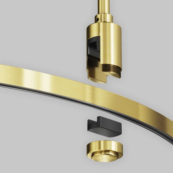 Шинопровод круглый из полукругов 1500мм Maytoni Technical FLARITY Busbar trunkings Flarity TRX154-2SR-D1500-BS