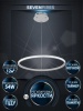 Подвесной светодиодный светильник Seven Fires Sigild WD6023/1P-WT