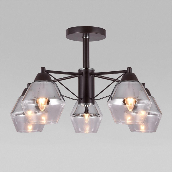 Потолочная люстра Eurosvet Takara 70135/5 кофе