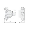 Разветвитель Arlight KLW-3 016901