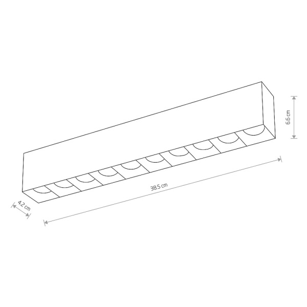 Накладной светильник Nowodvorski Midi Led Black 10060