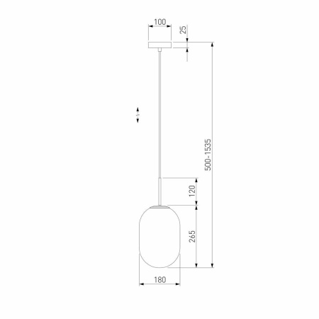Подвесной светильник Eurosvet Loona 60161/1 латунь