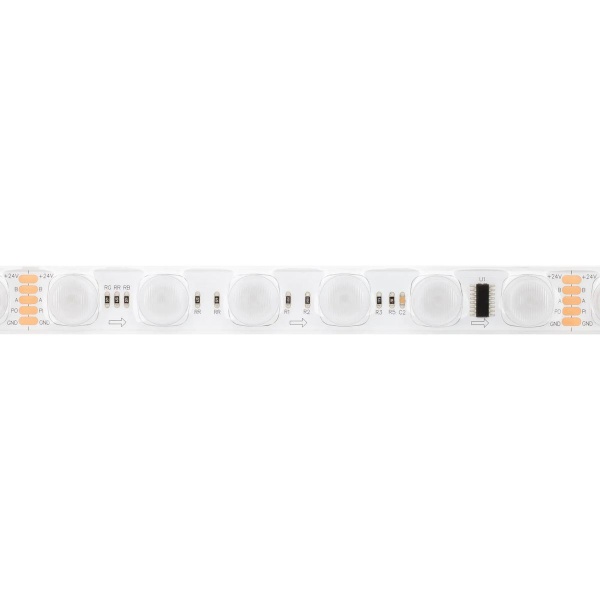 Светодиодная лента герметичная Arlight 20W/m 36LED/m 3030SMD разноцветный 5М DMX-FLT-PS-S36-23mm 24V 038297