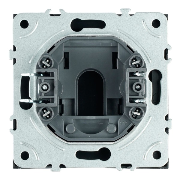 Кабельный вывод ( механизм), Stekker Эмили, черный уголь, soft-touch, RST00-5119-01 50221