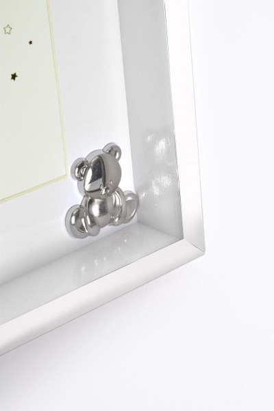 Фоторамка Innova PM01460 Ф/рамка 10*10cm Baby Deep Silver Plated, серебро, металл (6/12/360) Б0046331