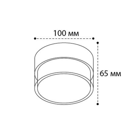 Потолочный светодиодный светильник Italline IT06-6042 black 3000K