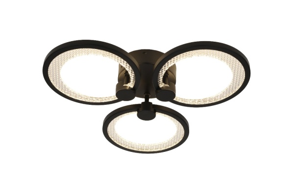 Светильник потолочный светодиодный ЭРА Модерн с ДУ Odry CLL-1-46-RC BK Б0069750