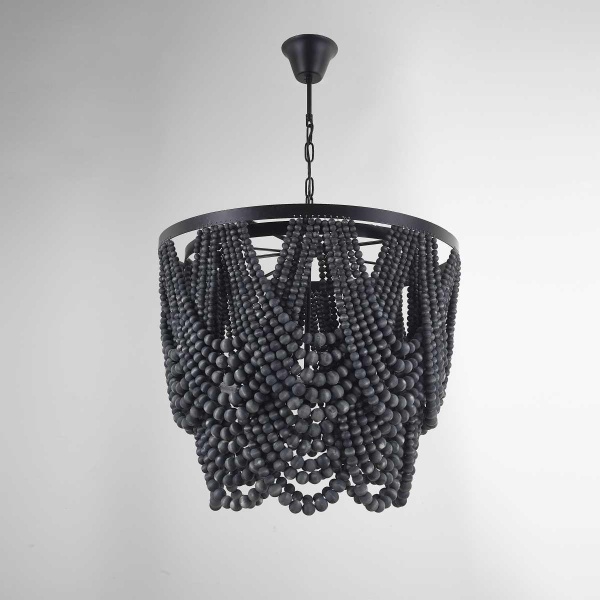 Подвесная люстра Imperium Loft Amelia Wood Bead Chandelier 123352-22