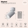 Потолочный светильник Maytoni Focus S C050CL-U-1W