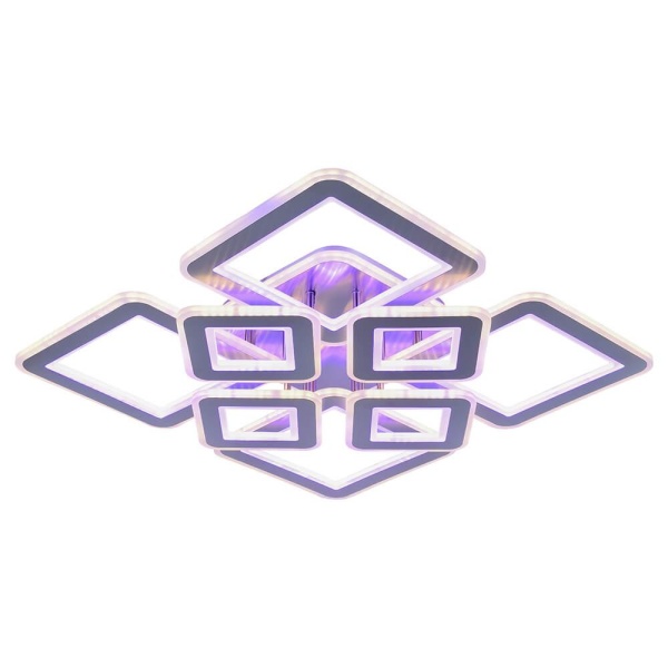 Потолочная светодиодная люстра Profit Light 8009/4+4 NKL A